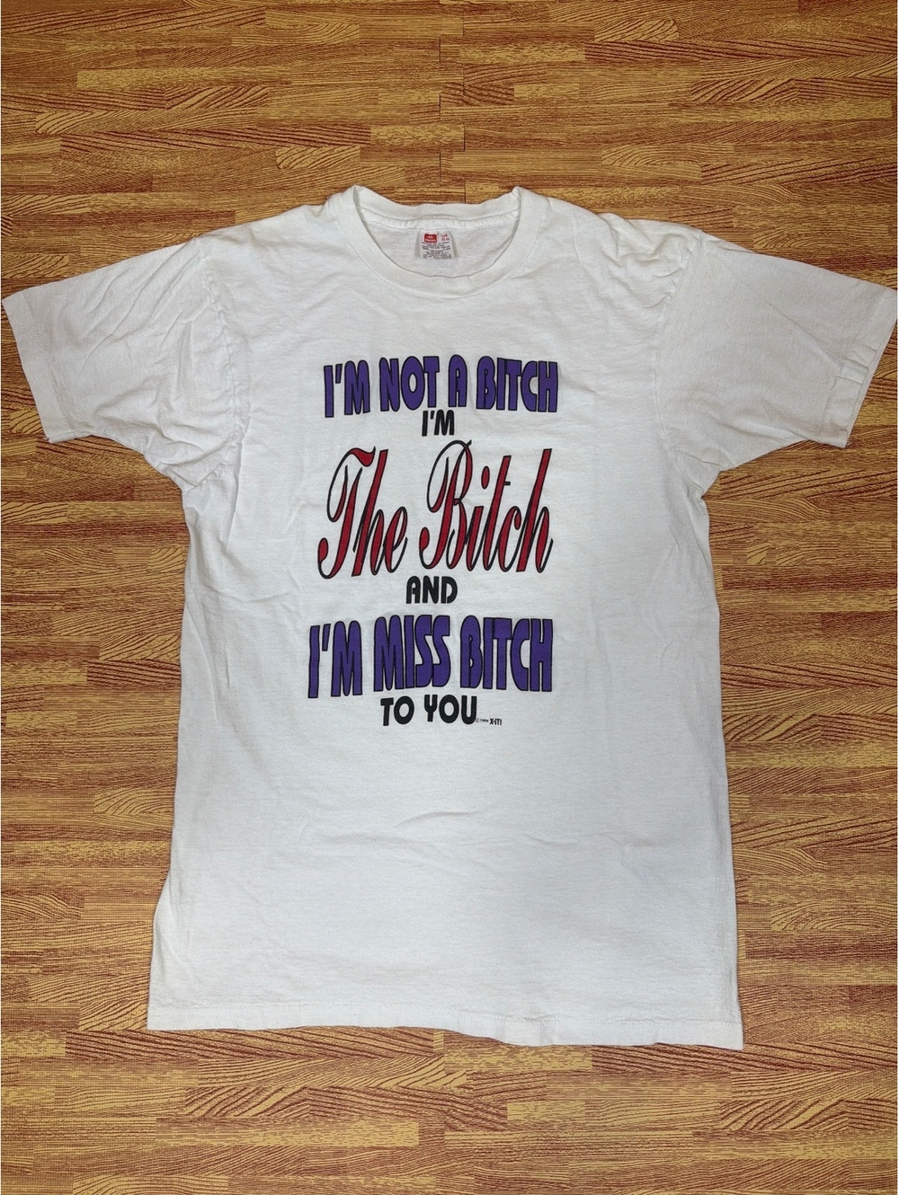 Vintage 90s Sassy Graphic T-Shirt Size L/G 42-44 Cotton